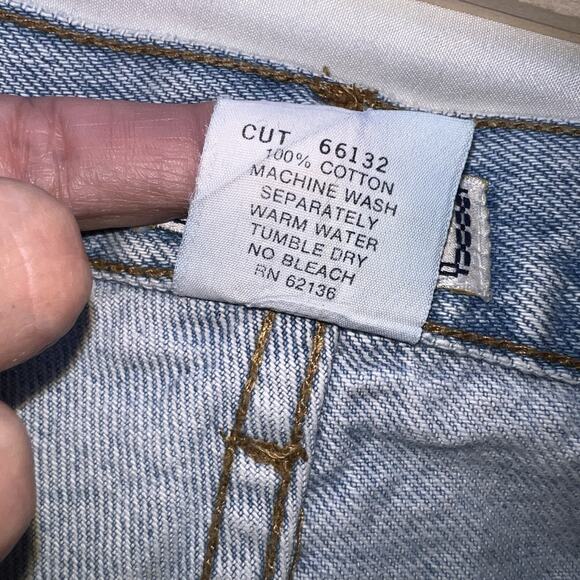 GUESS Jean Shorts Mens Size 40 Baggy Jorts Hip Hop Dad True Vintage Streetwear - Picture 8 of 13